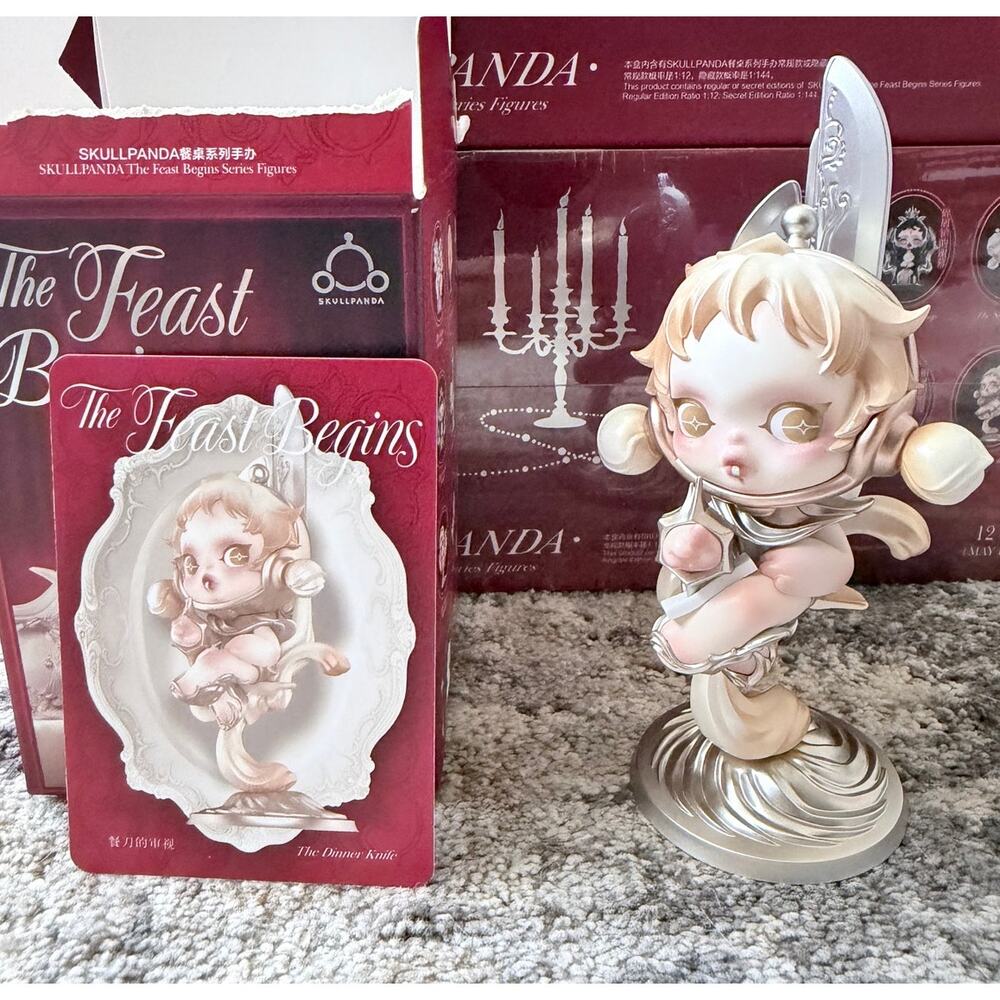 POP MART SKULLPANDA The Feast Begins Series – The Dinner Knife